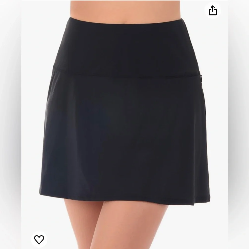Miraclesuit Fit and Flair Swim Skirt Bathing Suit Bottom Tummy Control Size 16
